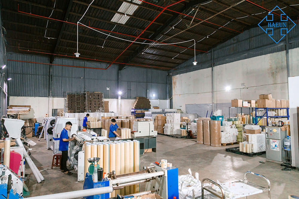 xưởng sản xuất băng keo đà nẵng haeun vina