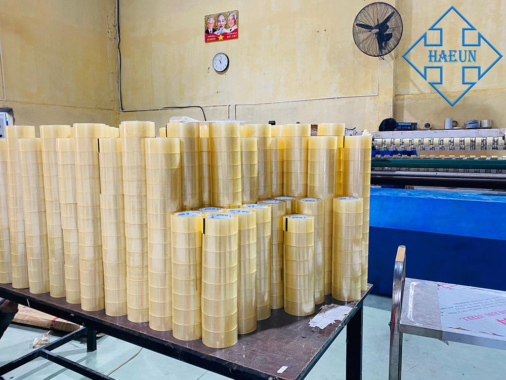 nha may bang keo, nhà máy sản xuất băng keo